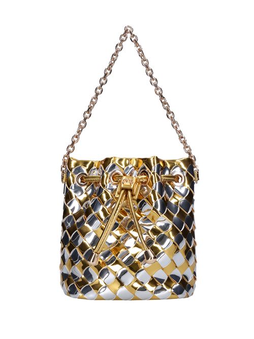 Borsa Night Edition in ecopelle LA CARRIE | 151M-SS-440-SYNORO-ARGENTO